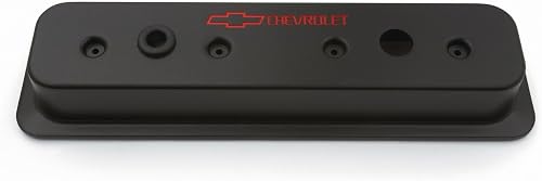 Proform 141-131 SBC Blk Crinkle Die Cast Center Bolt Valve Cover