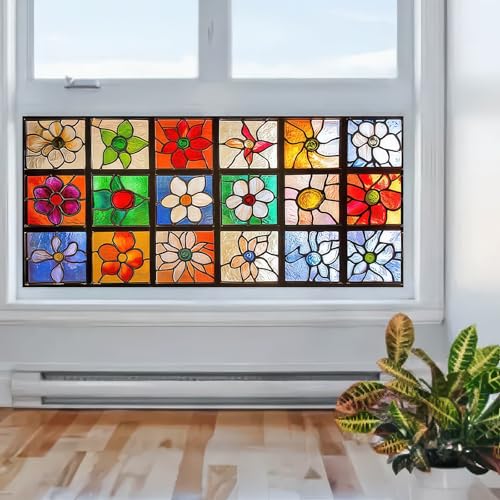 Película decorativa para ventanas BlissYard 39.3×17.7 pulgadas miniatura 4