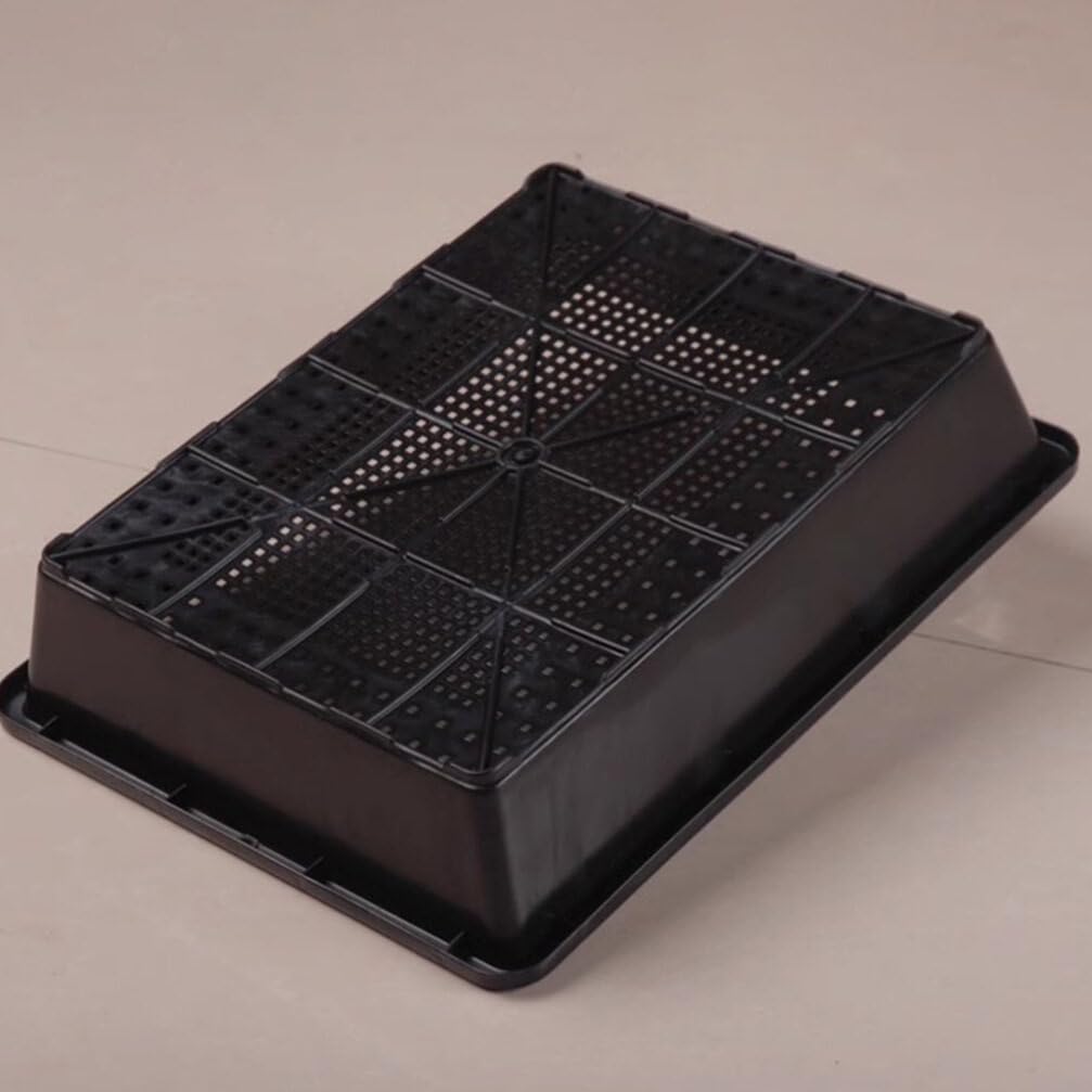 Happyyami Plateau de Semis avec Couvercle Haut en Plastique, 1 Set
