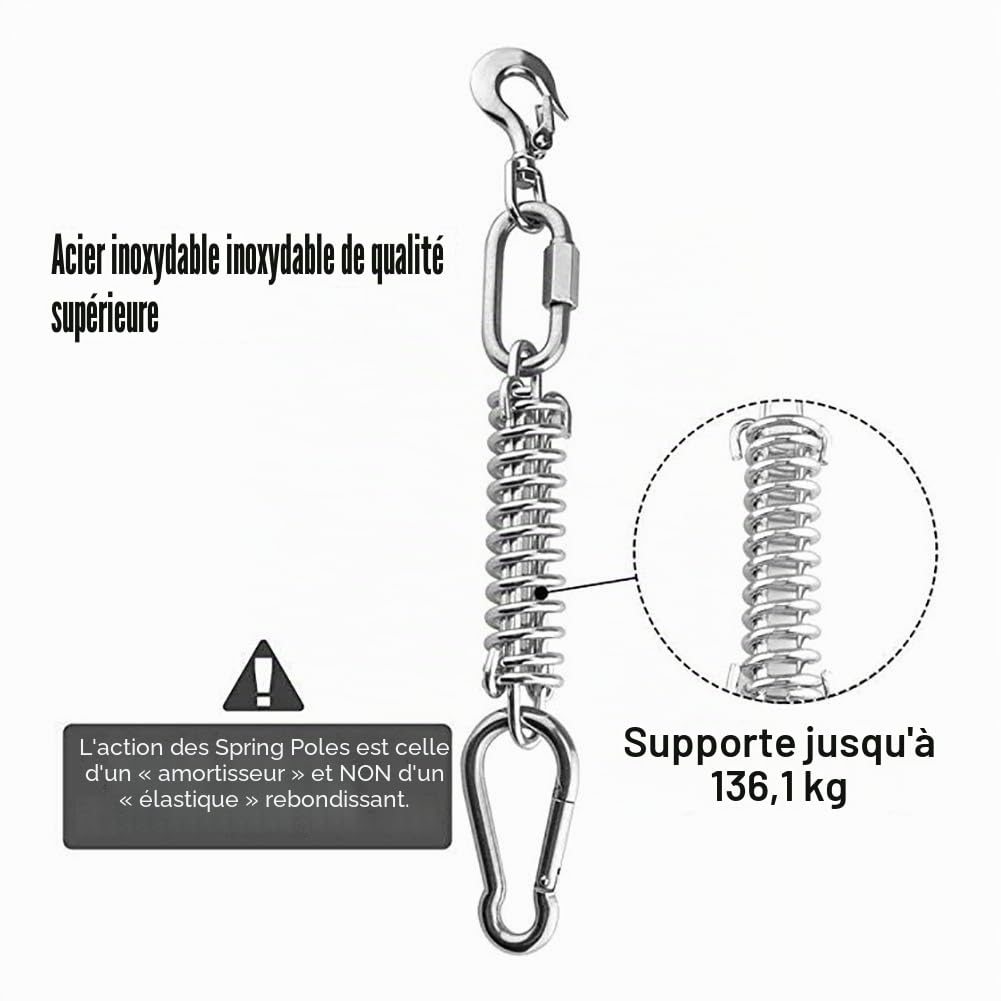 Jouet en corde pour chien, mât à ressort, jouet à tirer pour chien en plein air