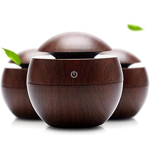 RENARSH Wooden Aroma Diffuser Humidifier Cool Mist Air Diffu