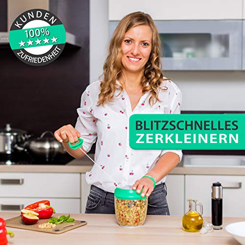 freegreen® GERMANY Gemüseschneider 940 ml Multi-Zerkleinerer I Zwiebelschneider I Universalzerkleinerer I Multischneider I Ideal für Obst &… – Ansicht 4