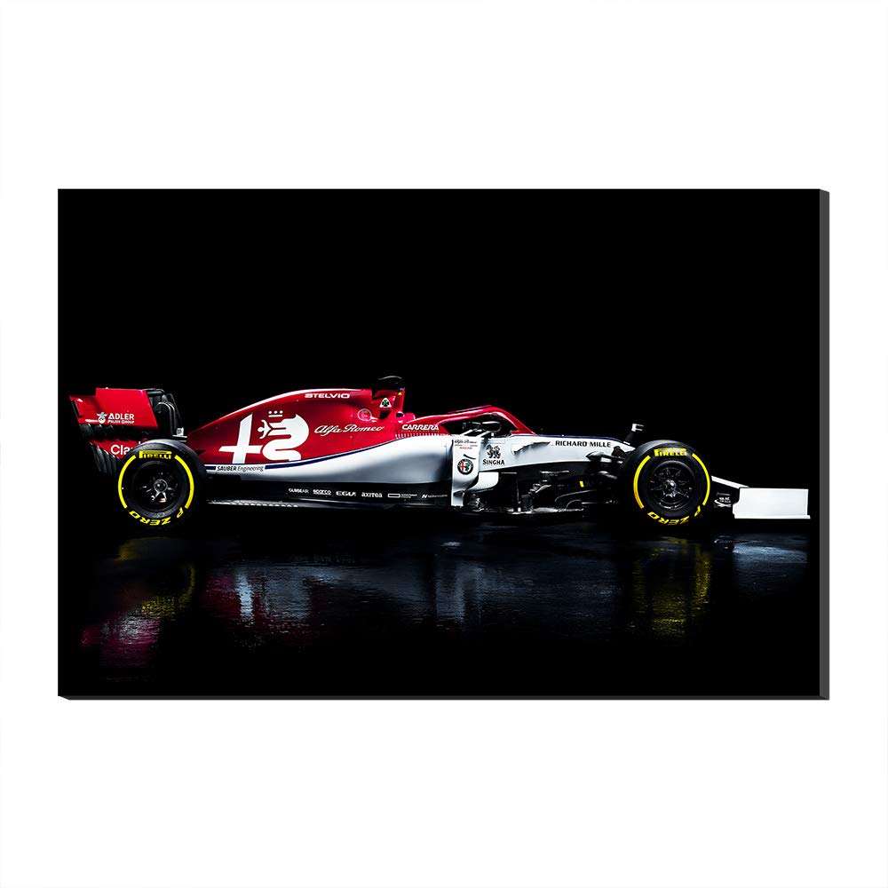 Mur art photo Alfa Romeo F1 encadré - Idée cadeau décoration salon originale