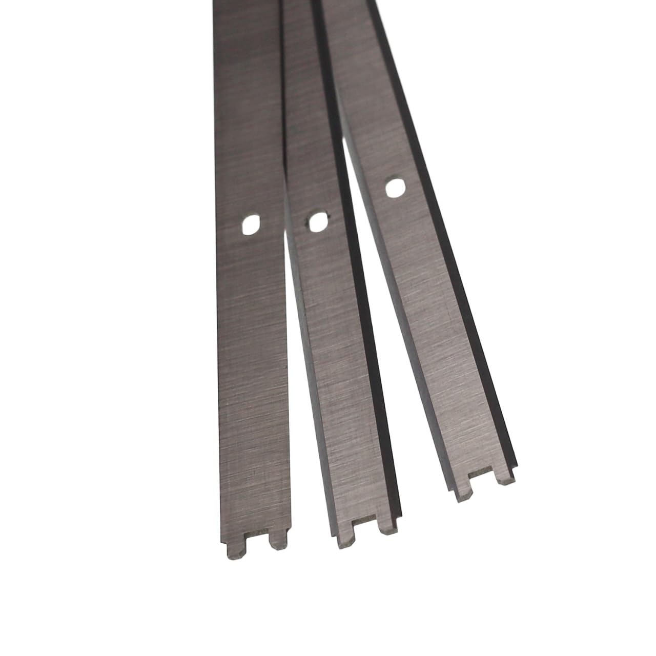 Cuchillas cepilladoras de 340 × 12 × 1,5 mm, cuchillos ensambladores HSS de doble filo for máquina de carpintería R4330 R4331, juego de 3 piezas