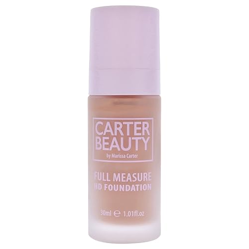 Carter Beauty By Marissa Carter - Base de base completa HD, a base de agua, perfeccionador de la piel súper suave, vegano y libre de crueldad, sin