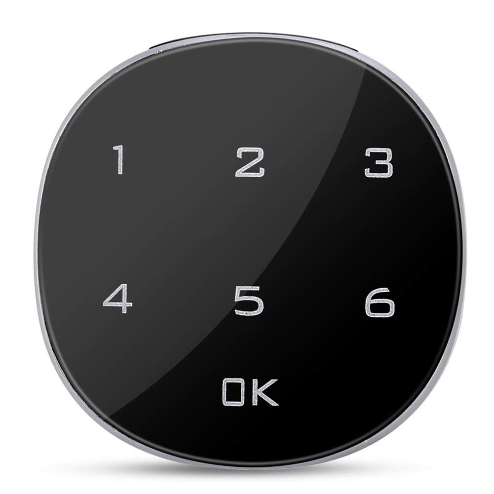 Digital Electronic Coded Lock, Touch Screen Password Lock for Cabinet Mailbox File Sauna Drawer School Lockers Easy to Install