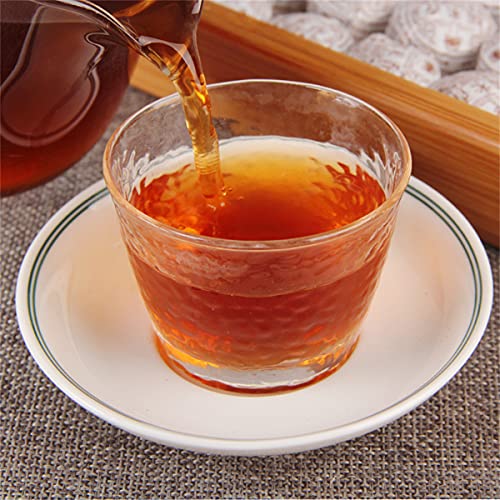 Té Puer maduro de 100g, fragancia de arroz glutinoso de Yunnan, té tuocha Puer, té orgánico Pu'er, árbol más antiguo… - Imagen 8