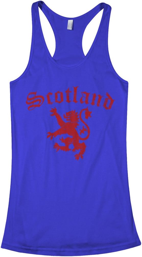 Threadrock Women's Lion of Scotland Racerback Tank Top