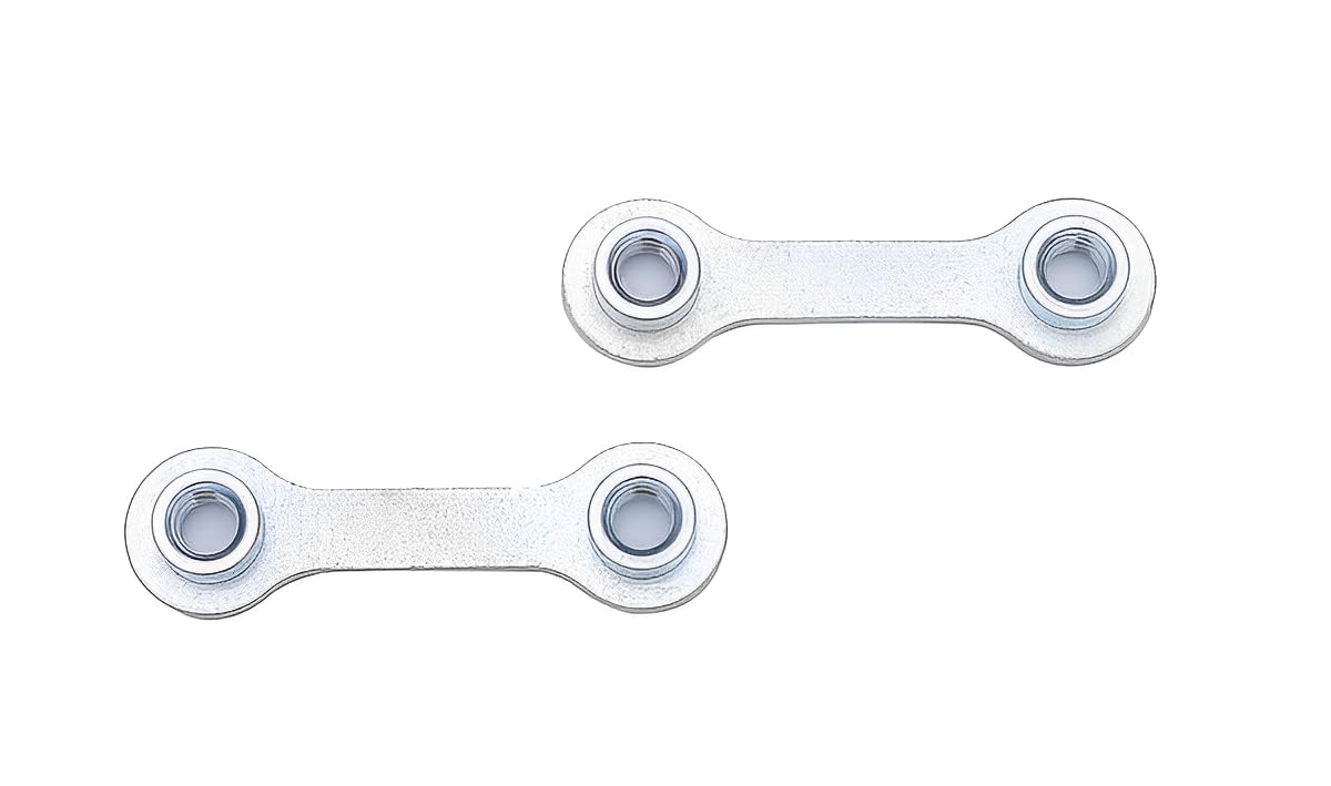 2X Bone Link Blocks and 4 x Bolts Fits for Vance and Hines Exhaust Hardware Kit 21989
