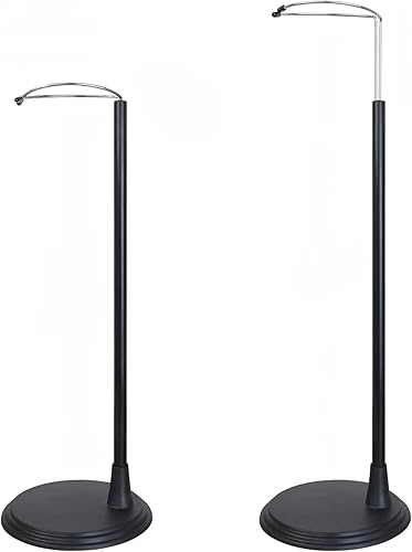 ZITA ELEMENT Base de soporte de muñeca ajustable de 2 piezas para accesorios de muñeca de 14 pulgadas -18 pulgadas - negro