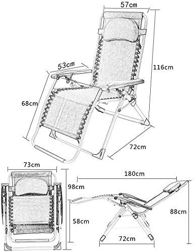 Chaise longue jardin pliable inclinable gravity marron argent