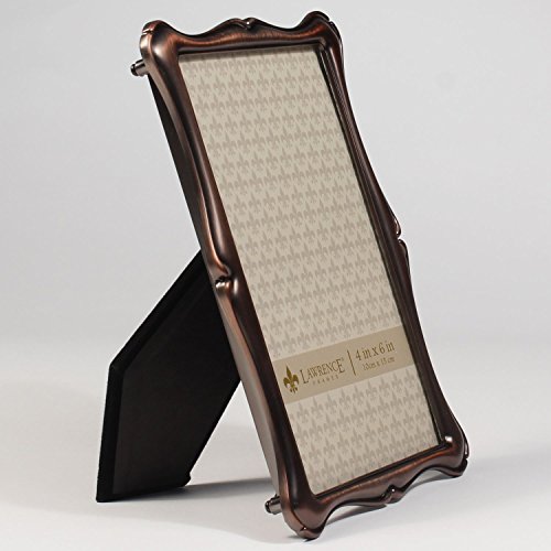 Lawrence Frames 712146 4X6 Oil Rubbed Bronze Romance Picture Frame #TOP1