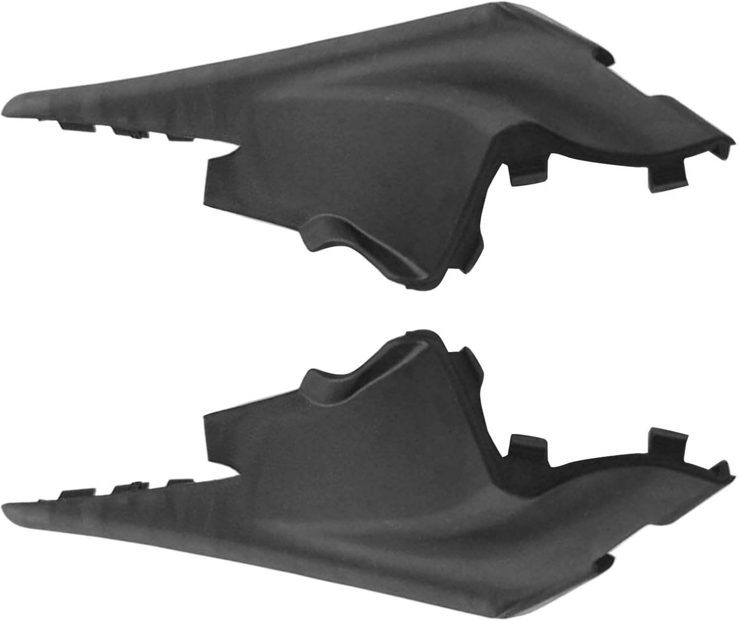 Strong ABS Left Right Side Glass Guard Corner Covers 861501E010 861601E010 Replacement Suitable for Vehicle Accent