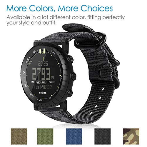 Image of Fintie for Suunto Core Watch Band, Woven Nylon Sport Strap with Metal Buckle for Suunto Core Smart Watch