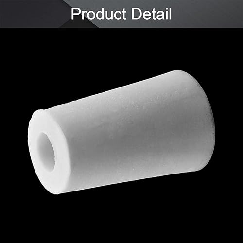 Miniatura 4 de Othmro Tapón de goma perforado con esclusa de aire, tapón blanco perforado con agujero de 1.18 pulgadas para uso de fermentación, tapón de esclusa