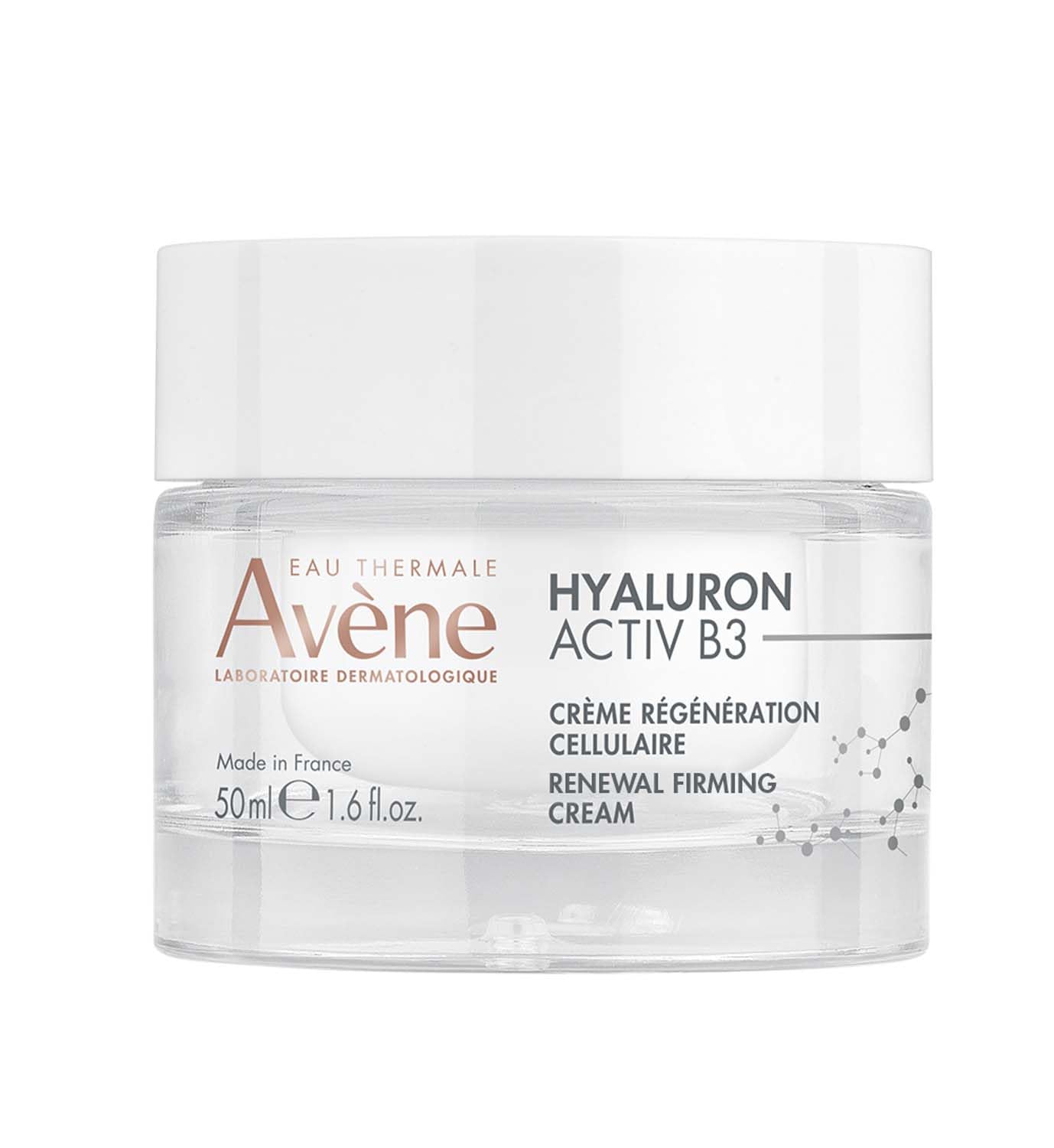 AVENE Hyaluron Activ B3 Renewal Cream - Anti Ageing Serum in Cream Form - With Niacinamide & Hyaluronic Acid - Visibly Reduces Wrinkles, Firms & Smooths - Sensitive Skin - 50 ml