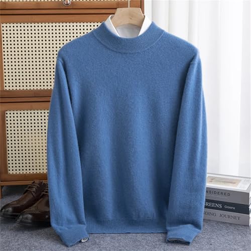Long Sleeves Soft Knit Pullover Mens Wool Sweater V Neck Slim Fit Lightweight Jumper Top 6