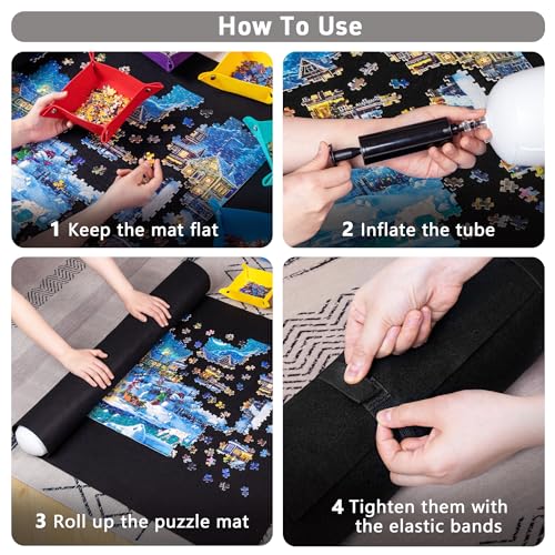 Becko Us E2015-DGRA33 2000 Piece Puzzle Mat Roll Up thumb #2