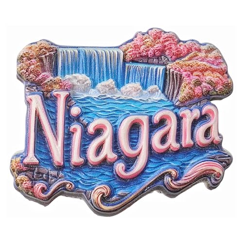 Imán decorativo 3D Niagara Falls Canadá para refrigerador miniatura 1