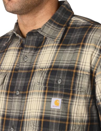Image of Carhartt Men's Hubbard Loose Ls Plaid Shirt