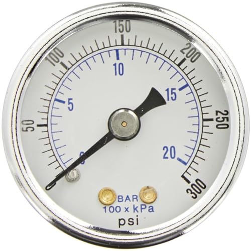 for PSB15-300 Compressor Dry Pressure Gauge 0-300 PSI 1/8