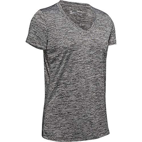 Image of Under Armour Womens Tech V-Neck Twist Short-Sleeve T-Shirt