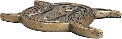Miniatura 5 de Ebros Gift Diosa espiral sagrada, luna triple con nudos celtas, incienso, soporte para quemador, estatuilla de media luna, luna menguante completa,
