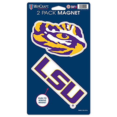 NCAA Louisiana State University WCR29059014 Magnets (2 Pack), 5