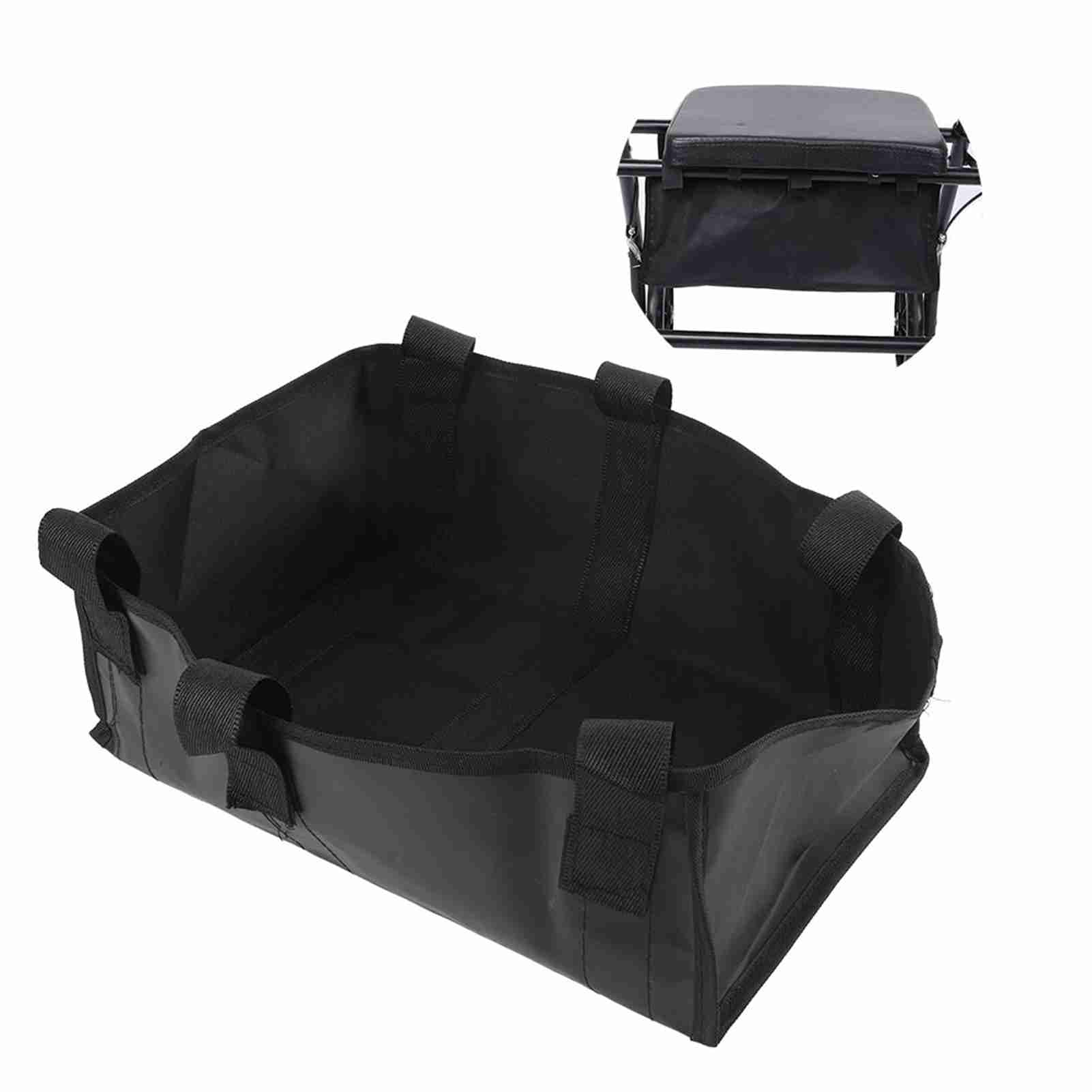Tnfeeon Cesta para Scooter, Material de Nailon, Bolsa Organizadora Ligera y Portátil para Andador de 4 Ruedas y Almacenamiento de Silla de Ruedas