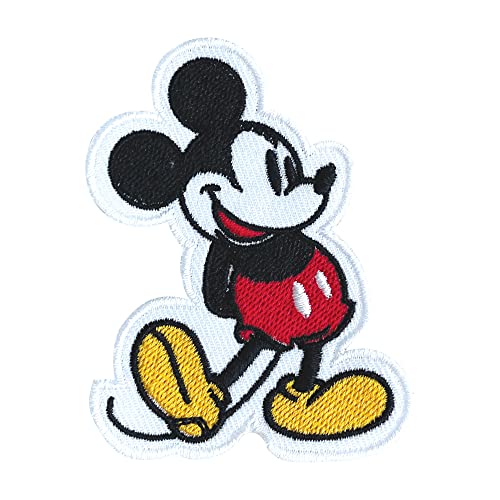 Cute Mickey Iron On Patches for Clothing Embroidered Applique Patch Badge Sew On Emblem DIY Craft