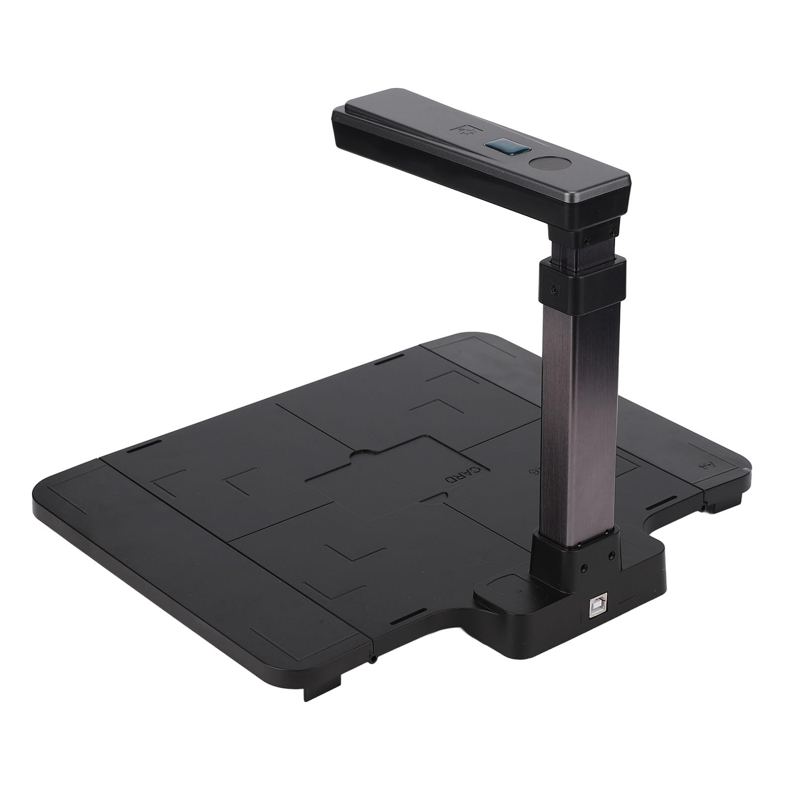 Ipevo V4k Ultra HD 8MP USB Document Camera Compatibile con Mac OS, Windows, Chromebook per Presentazioni Dal Vivo, Conferenze Web, Apprendimento a Distanza e Apprendimento a Distanza per Libri Illustr