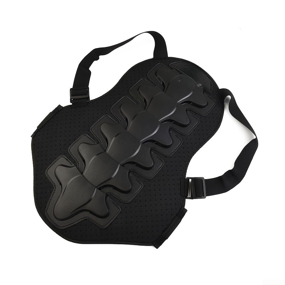 Gilet de protection dorsale pour moto avec protection de la colonne vertébrale, avec ceinture de taille réglable, pour course, équitation, ski, skateboard, sports