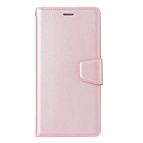 Phone Flip Case Cover For Samsung Galaxy C5 Mobile Phone Case Bracket Card Slot Holster Magnetic Buckle Holster Bumper Leather Flip Wallet Case Suitable For Samsung Galaxy C5 ( Color : Rose Gold )