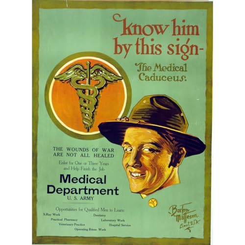 Toile Medical Corps ARTICULOZY grand format 76x101 cm pour decoration