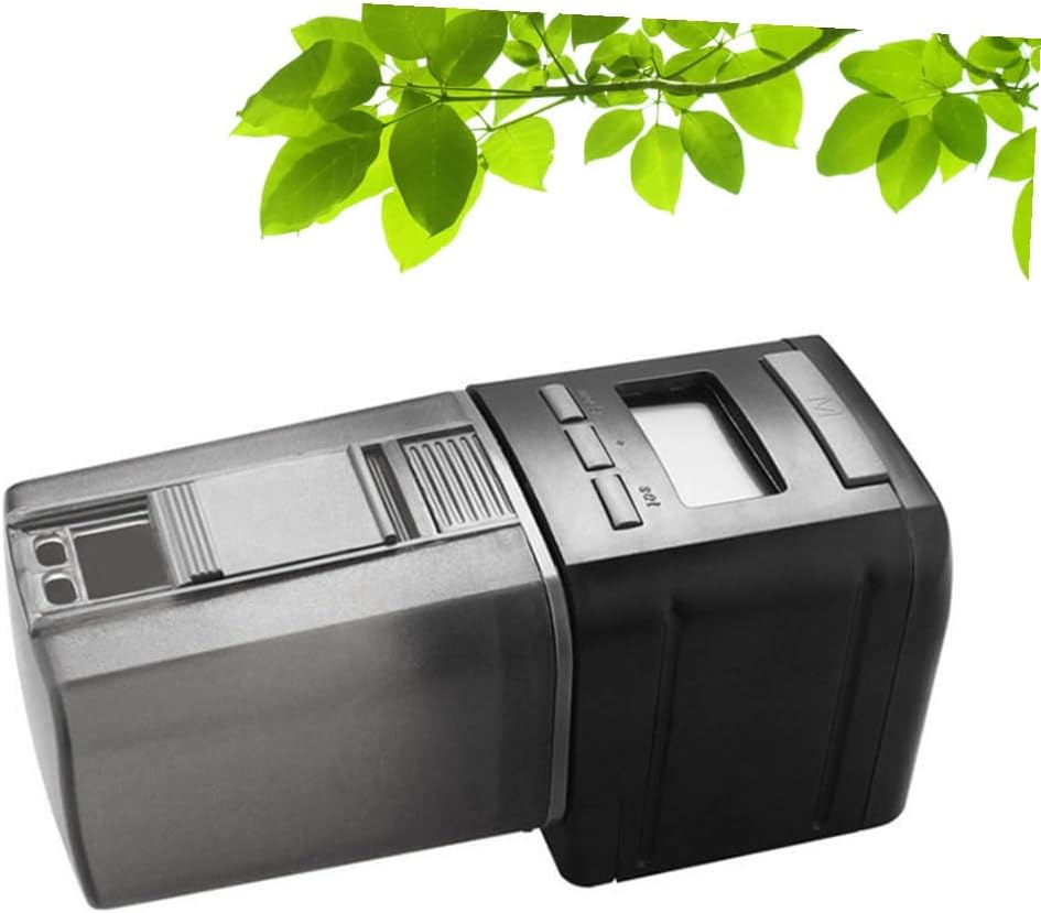 MERRYHAPY Automatic Aquarium Fish Feeder Timer for Fish Tank, Abs Material, Mini Pond Feeder with Precise Feeding Schedule, Suitable for Aquatic Pets and Vacation Use