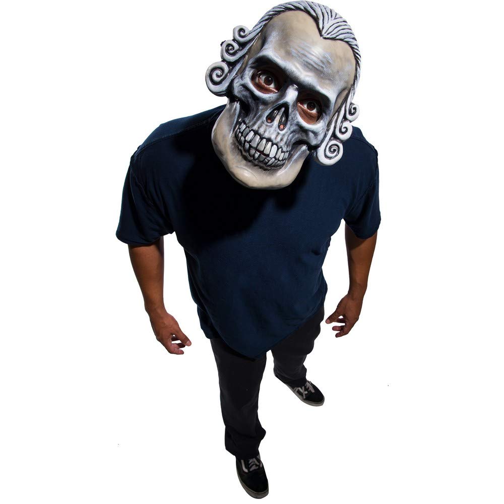 Grey Founding Father Mask (Pack of 1) - Eye-Catching Design, Perfect Accessory for Halloween, Cosplay, Parties, Events, & Historical Costumes Halloween