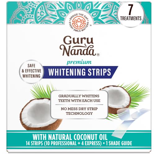 GuruNanda Teeth Whitening Strips -...