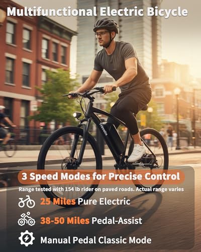 Electric Bike for Adults, 50/74 Miles 20 MPH Mountain EBike,