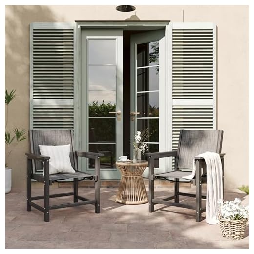 Ergonomic HDPE Outdoor Dining Chair