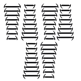 Cordones de Silicona, No Hay Necesidad de Atar, Sin Corbata Cordones de Zapatos para Niños y Adultos, Cordones Zapatos Elasticos para Calzado Deportivo Zapatos Casuales (3 pares (negro))
