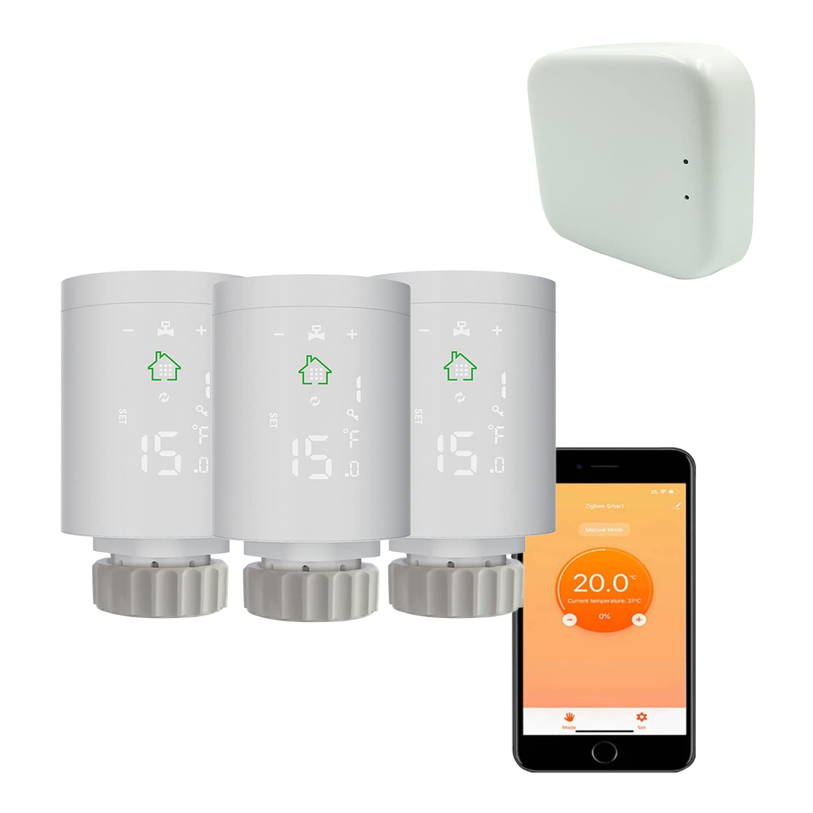 Actionneur TRV Radiateur ZigBee 3.0 programmable