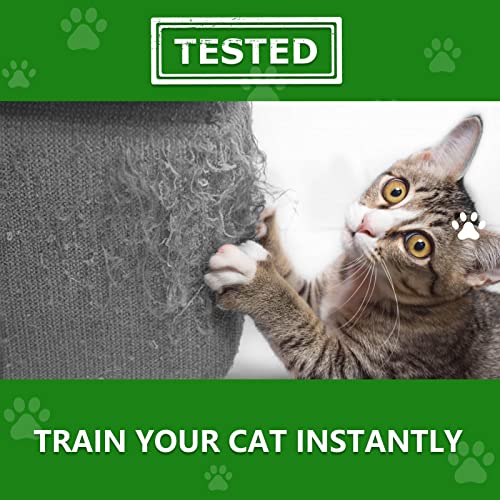 Anti-Scratch Cat Tape For Furniture - Stop Cat From Scratching Couch,Corners Of Chair,Door Frame, Counter Top And Carpet,Clear Double Sided Tape For Cat Scratching Cat Training Tape 2.5" X 16 Yard #TOP4