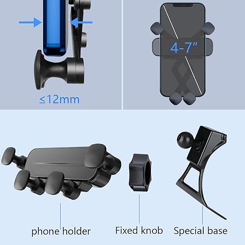 Miniatura 6 de Soporte de teléfono de coche para Nissan Sentra 2020 2021 2022 2023 2024 2025 S SV SR Accesorios de automóvil, decoración interior, soporte para