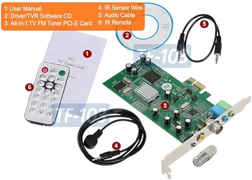 Miniatura 3 de AllAboutAdapters Universal TV FM sintonizador DVR captura vídeo tarjeta PCI Express tarjeta para PC de escritorio Win88.1 Win7 XP