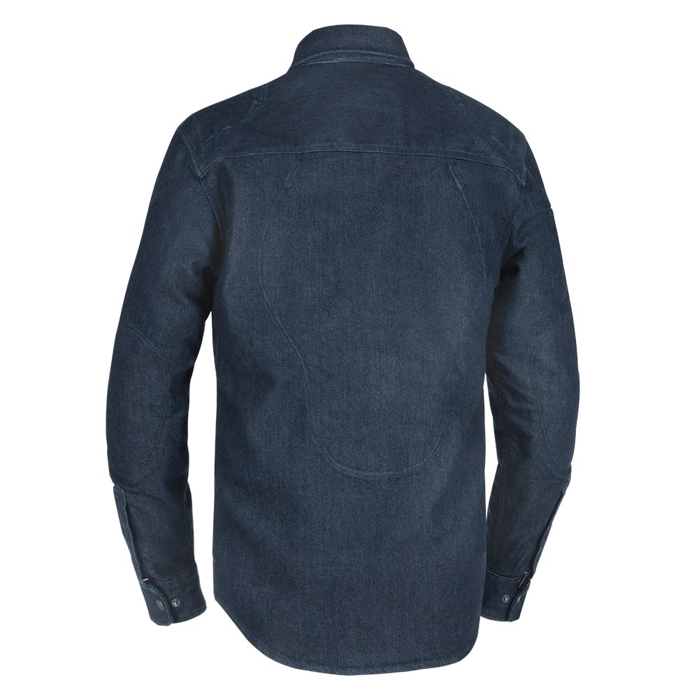 Oxford Products Oxford Original Approvato AA Rated Camicia da Equitazione Moto, Indaco, M Uomo