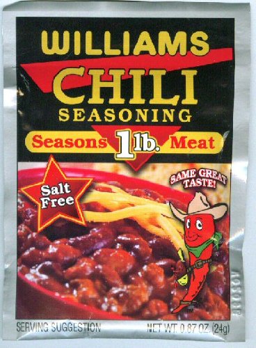 Williams Chili Seasoning For Pound Of Meat 12 Twelve