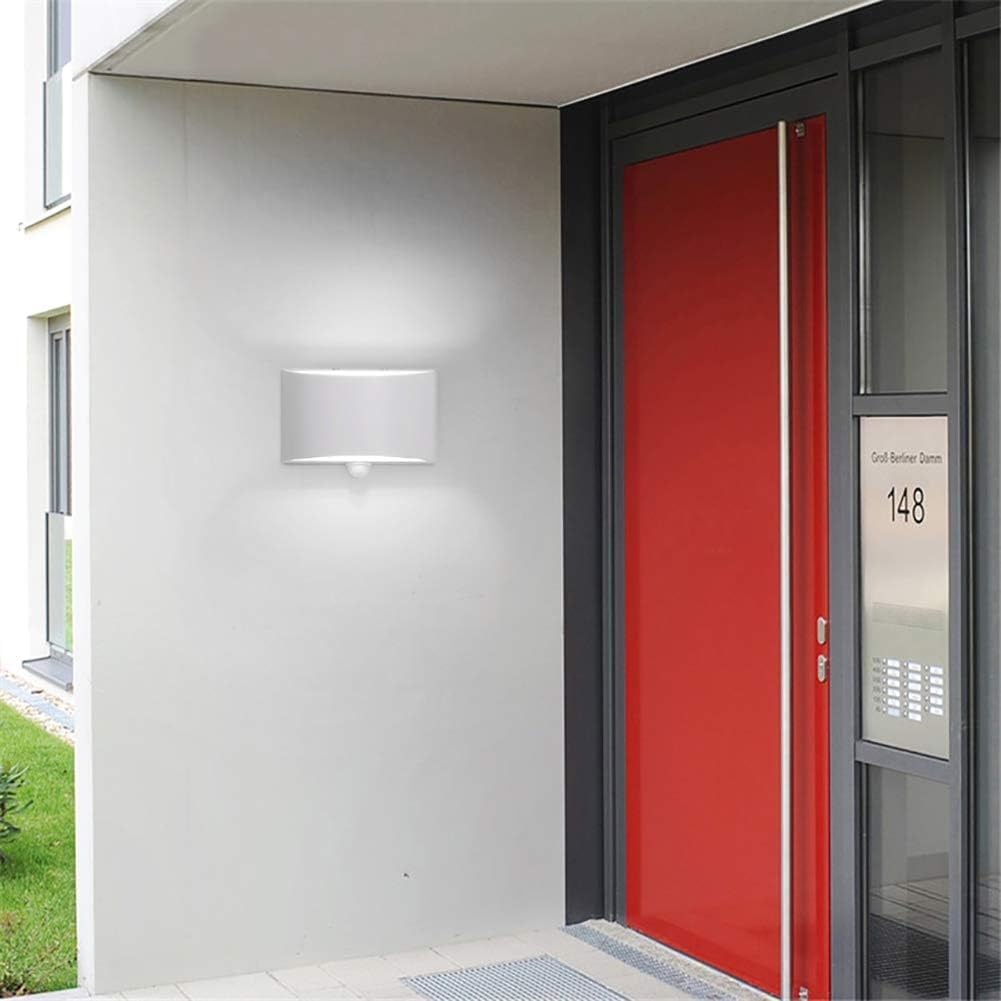 SERDEN LED Hardwired Motion Sensor Light Indoor Wall Sconce, Motion Sensor Wall Light Indoor Sconce Wall Aluminum Modern Wall Sconce for Living Room Hallway Stair 7W Cool White(Not Battery Operated)