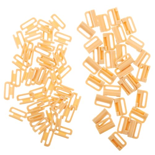 TENDYCOCO 100 Sets Underwear Button Coat Hooks Comforter Door Nursing Bra Breastfeeding Breasts Cups Clear Bra Straps Quilt Removable Hold Clear Duct Tape Bra Front Closing Clasps Plastic