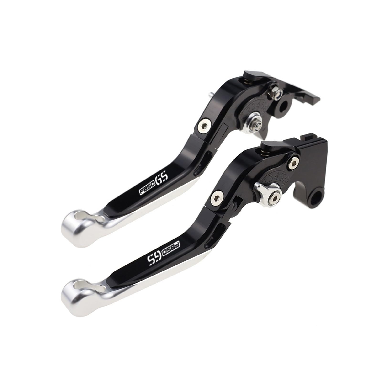 Yxbswbjd 45 Aluminum Alloy Folding Brake Lever For F850gs Motorcycle Folding Extendable Brake Clutch Levers(45)