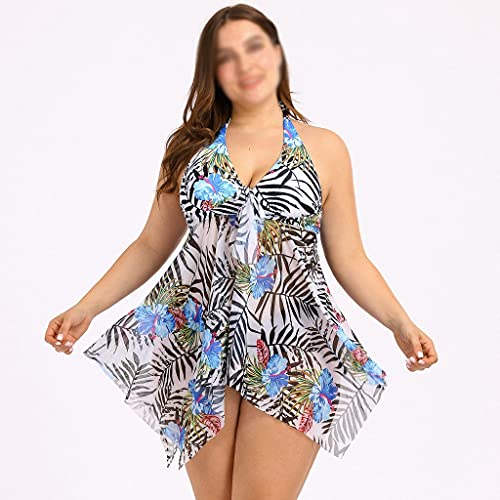 Maillot de bain deux pièces tankini grande taille beachwear été femme